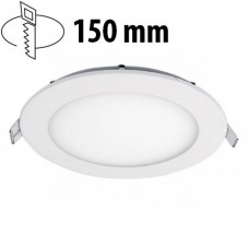 Φωτιστικό LED Στρογγυλό Χωνευτό 12W 230V 1150lm 3000K Θερμό Φως 21-0121000